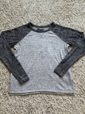 Abercrombie & Fitch soft baseball tee grey XXS